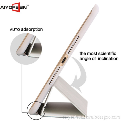 New Arrival and Hot sales PU smart cover case Gradient clour styles tablet smart case for Tablet mini 4